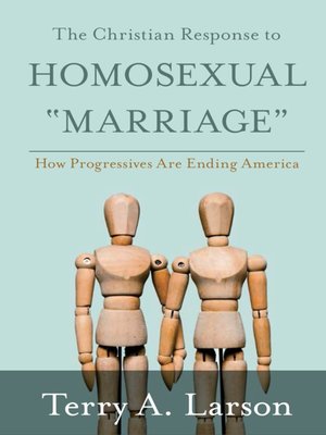 cover image of The Christian Response to Homosexual "Marriage"